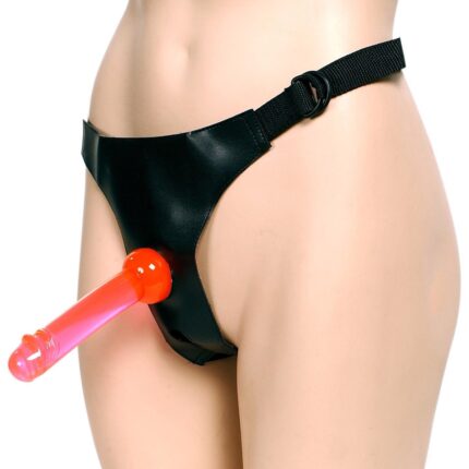 Idealne dildo do strap-ona silikonowe gładkie 18cm
