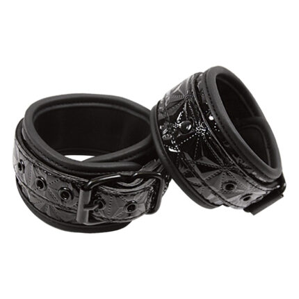 Kajdanki-SINFUL ANKLE CUFFS BLACK