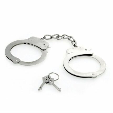 Wytrzymałe mocne kajdanki stalowe bdsm dominacja