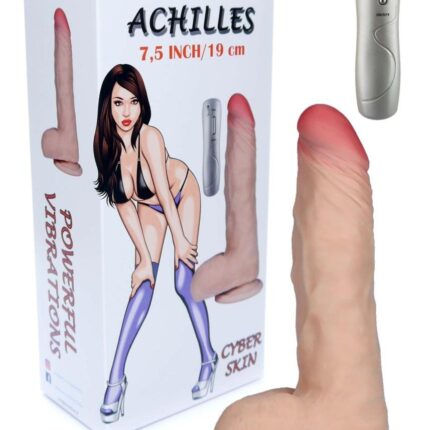 Realistyczny penis dildo z cyberskóry 7tryb 21c