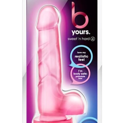 Dildo-b yours sweet n hard 4 pink