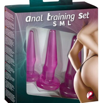 Korki plugi analne x3 zestaw trening rozciąganie