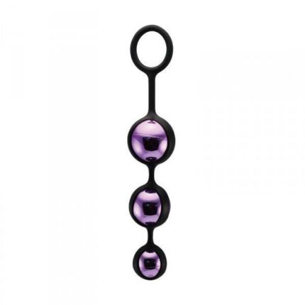 Kulki-TRIPLE PLEASURE BALLS. WEIGHTED STEEL BALLS INSIDE