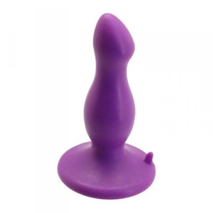 Silikonowy korek analny z mocną przyssawką sex 9cm
