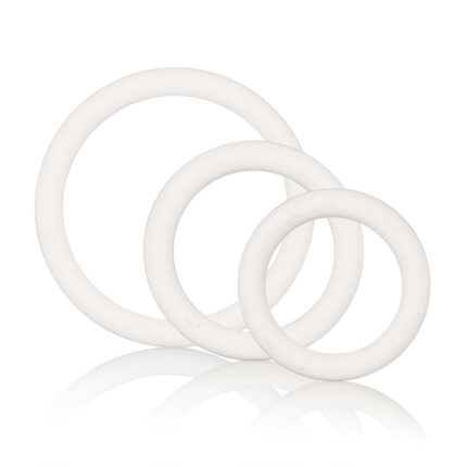 Pierścień-RUBBER RING WHITE SET 3PCS