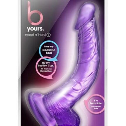 Dildo-b yours sweet n hard 7 purple