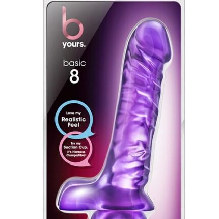 Dildo-b yours basic 8 purple