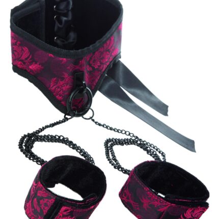 Kajdanki-SCANDAL POSTURE COLLAR WITH CUFFS