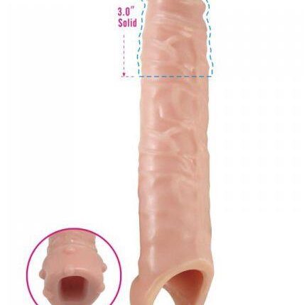 Duża długa nakładka na penisa sex przedłużka 28cm