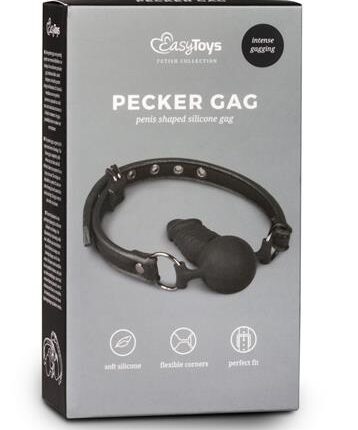 Knebel-Ball Gag With Silicone Dong