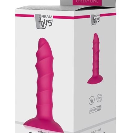 Plug-DREAM TOYS TWISTED PLUG WITH SUCTION CUP