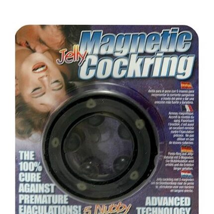 Pierścień-MAGNETIC COCK RING - SMOKE