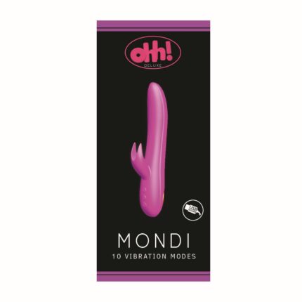 Podgrzewany wibrator z sex masażerem 20cm 10trybów