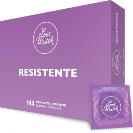 Prezerwatywy-Love Match Resistante - 144 pack
