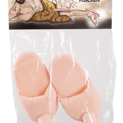 Kapcie miękkie pluszowe z penisem prezent 38-40