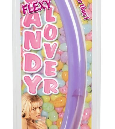 Silikonowe długie podwójne giętkie dildo 44 cm