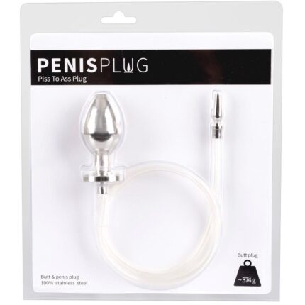Korek analny tunel z plugiem do cewki pissing bdsm