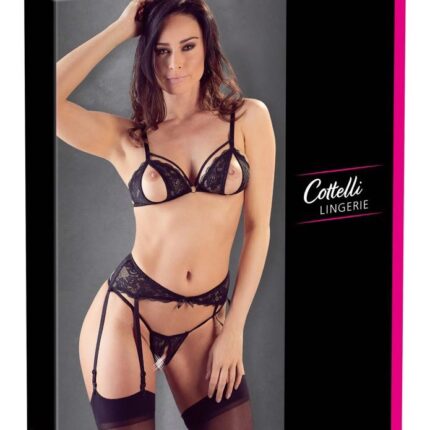 Lace Suspender Set XL