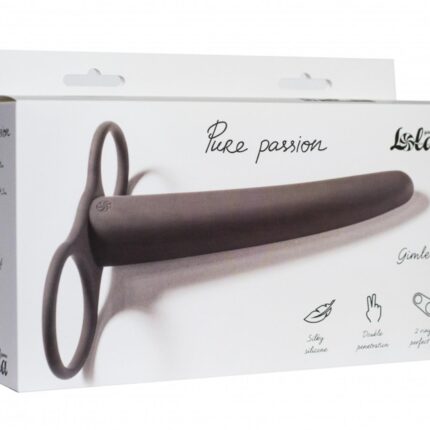 Dildo nakładka na penisa podwójna penetracja 16cm