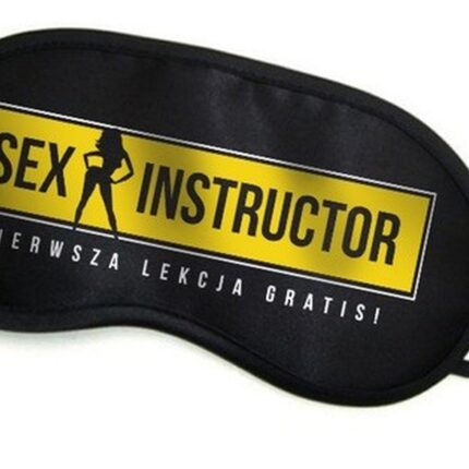 Maska- Opaska na oczy "SEX INSTRUCTOR'