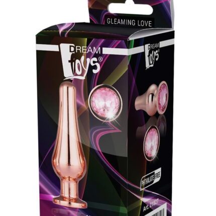 GLEAMING LOVE ROSE GOLD PLEASURE PLUG M