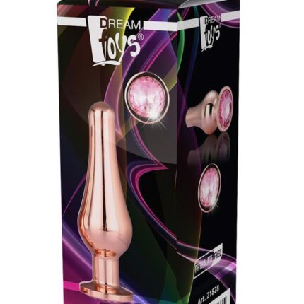 GLEAMING LOVE ROSE GOLD PLEASURE PLUG L