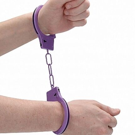 Kajdanki erotyczne metalowe klasyczne unisex bdsm