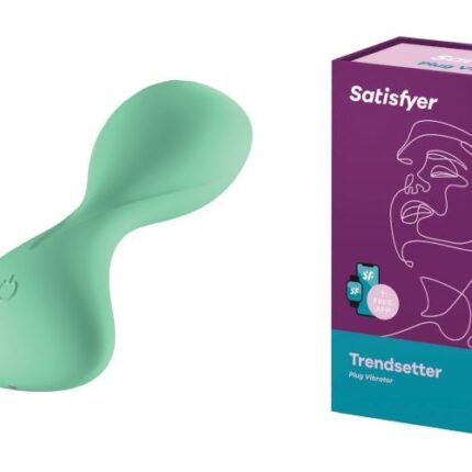 Płaskie dildo gładkie analne z wibracjami korek