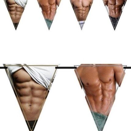 Birthday Garlands Man - Flagbanner