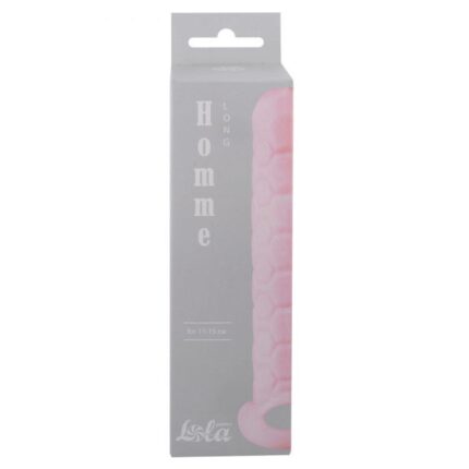 Nakładka przedłużka na penisa Homme Pink for 11-15cm
