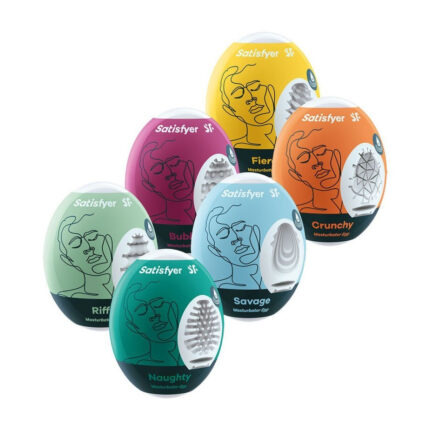 Masturbator jajko satisfyer eggs zestaw 6 sztuk