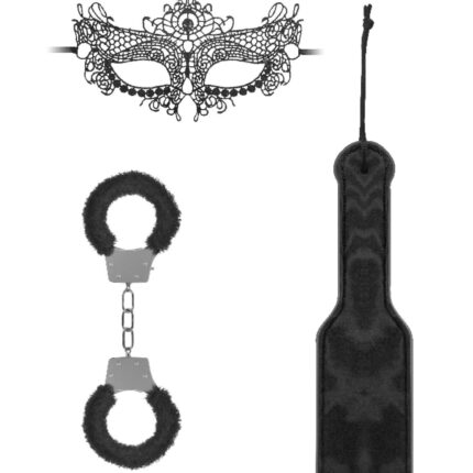 Zestaw BDSM bondage chłosta packa kajdanki maska