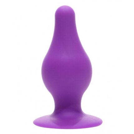 Gładki silikonowy korek analny zatyczka plug 10 cm