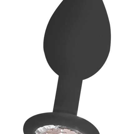 Korek analny z kryształkiem plug silikonowy sex